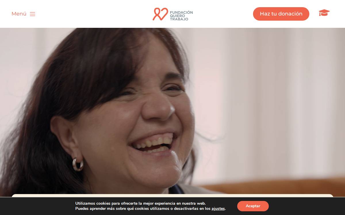 Fundación Quiero Trabajo website preview