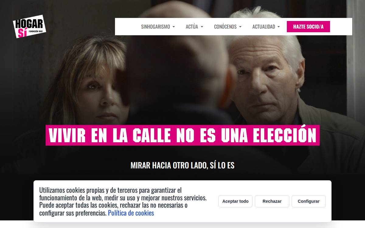 Fundación RAIS website preview
