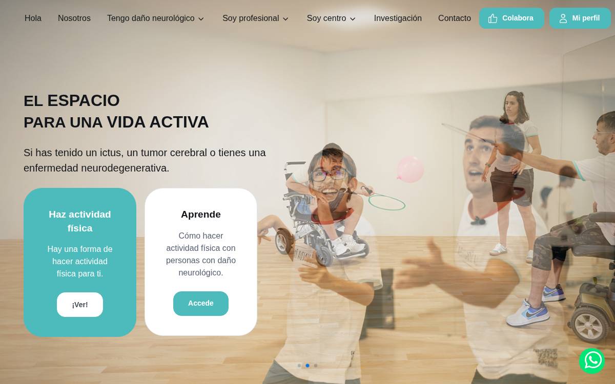 Fundación Segunda Parte website preview