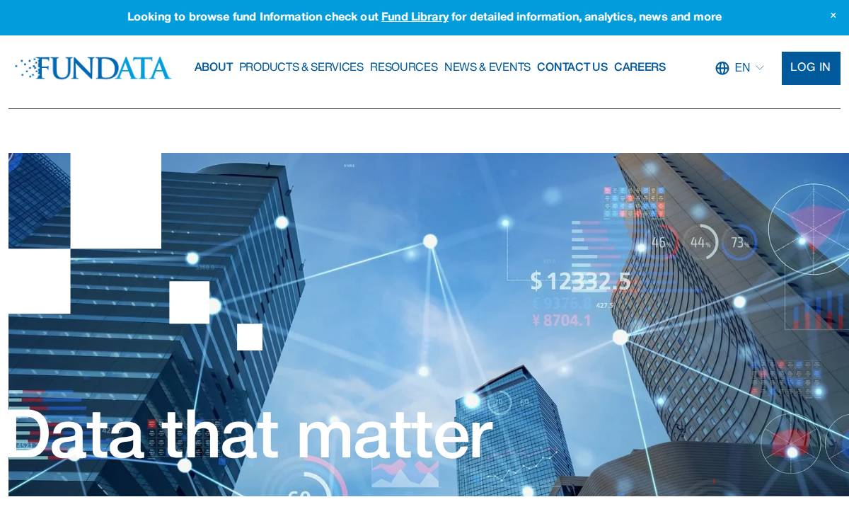 Fundata website preview