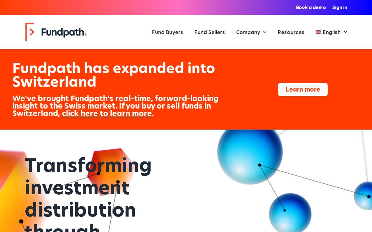 Fundpath website preview