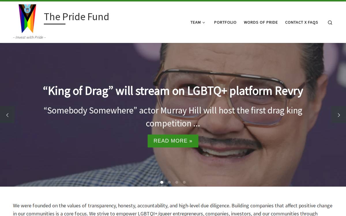 Funds 820 website preview