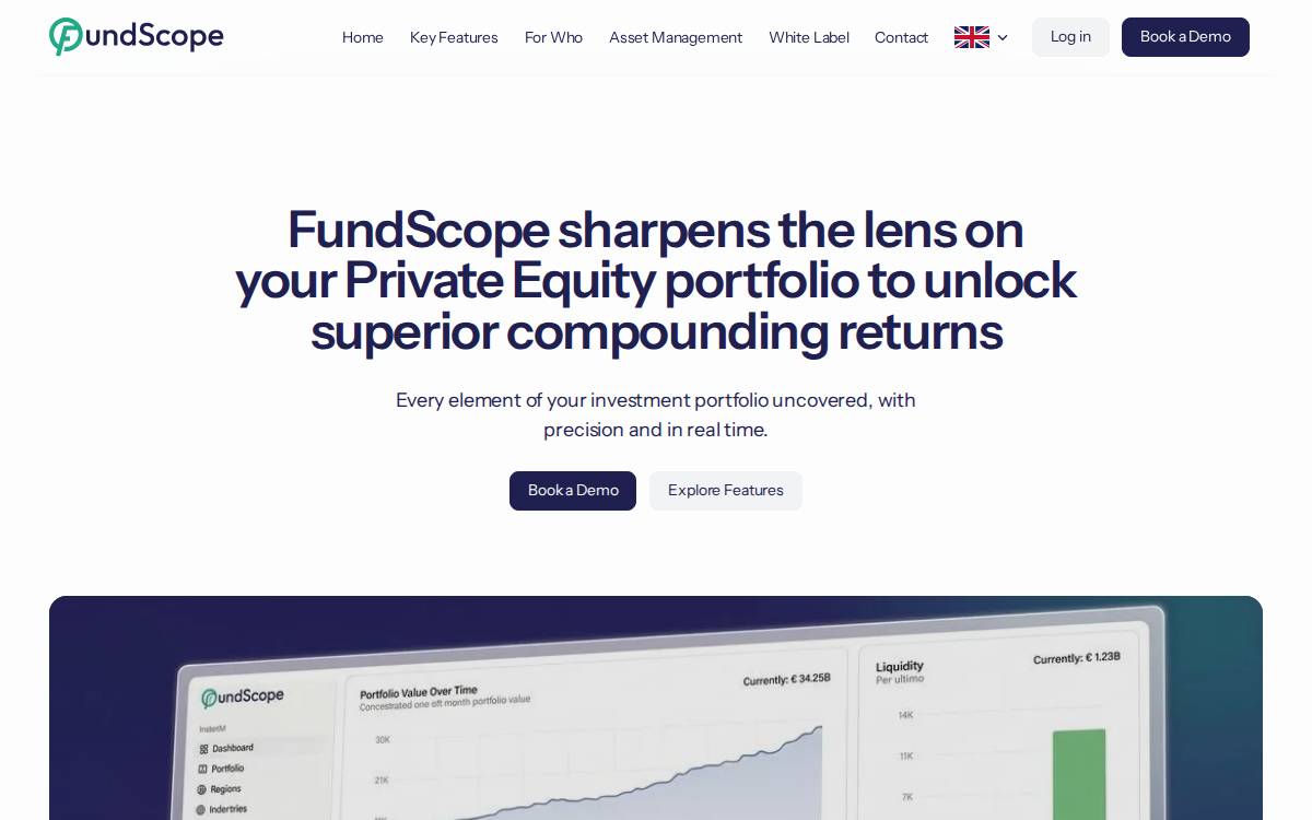 Fundscope website preview