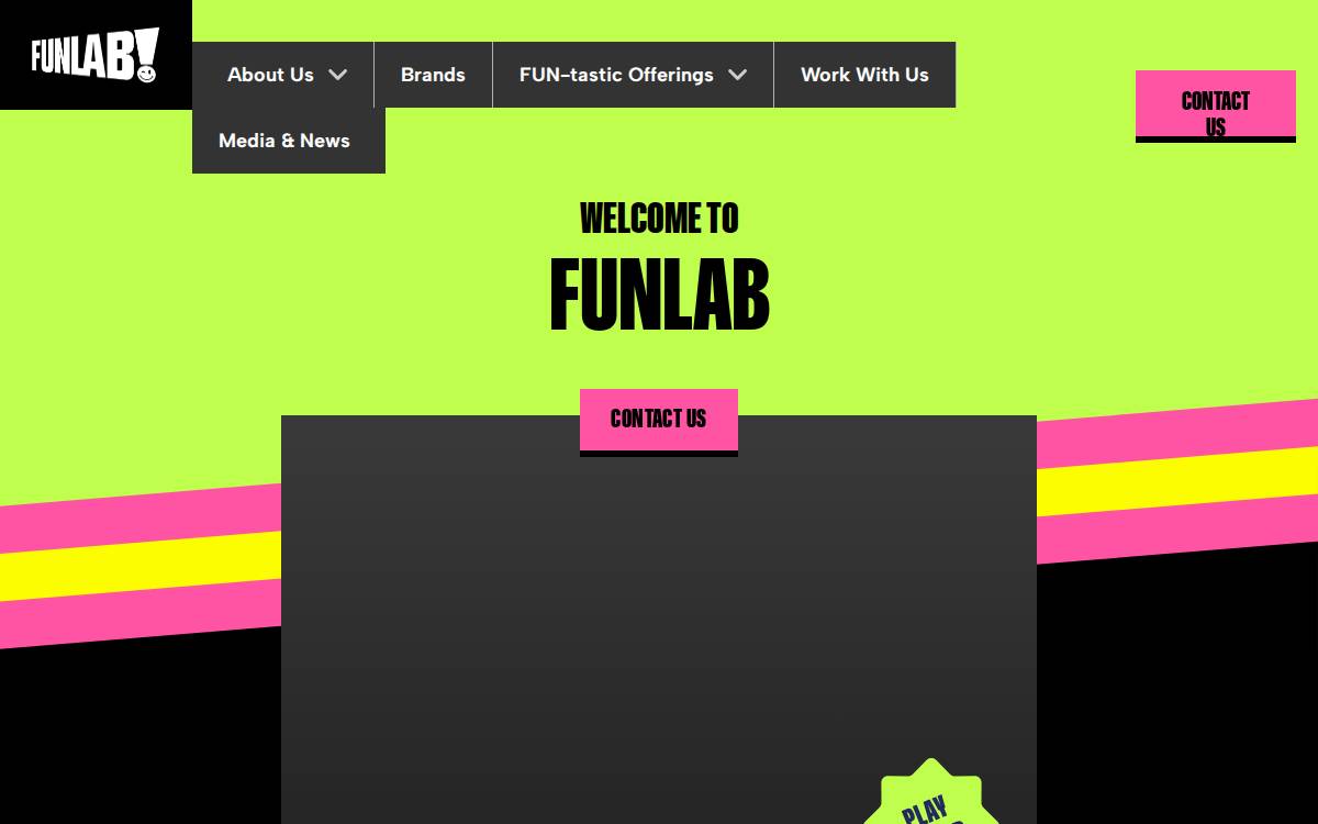 Funlab website preview