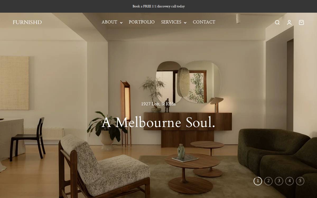 Furnishd website preview