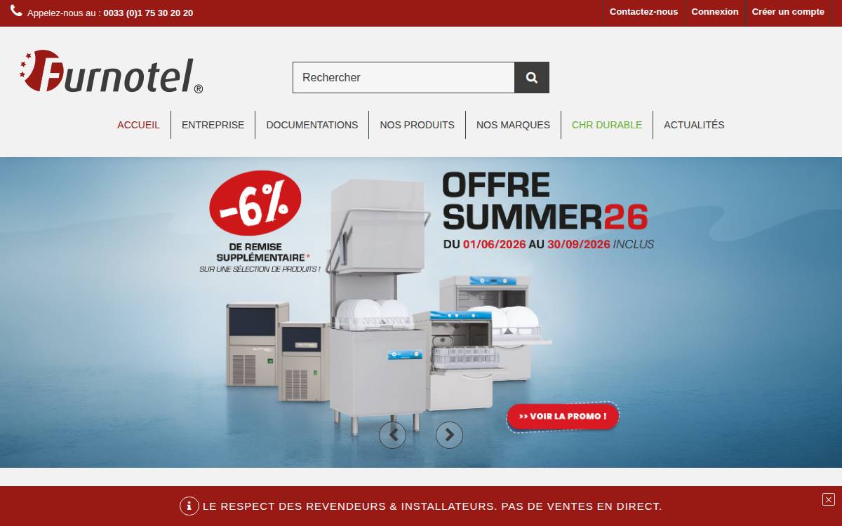 Furnotel website preview
