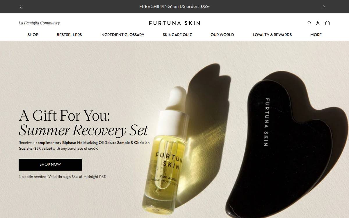 Furtuna website preview