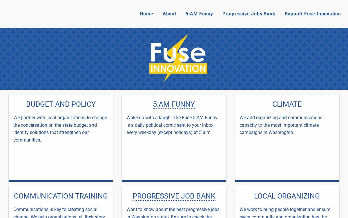 Fuse website preview