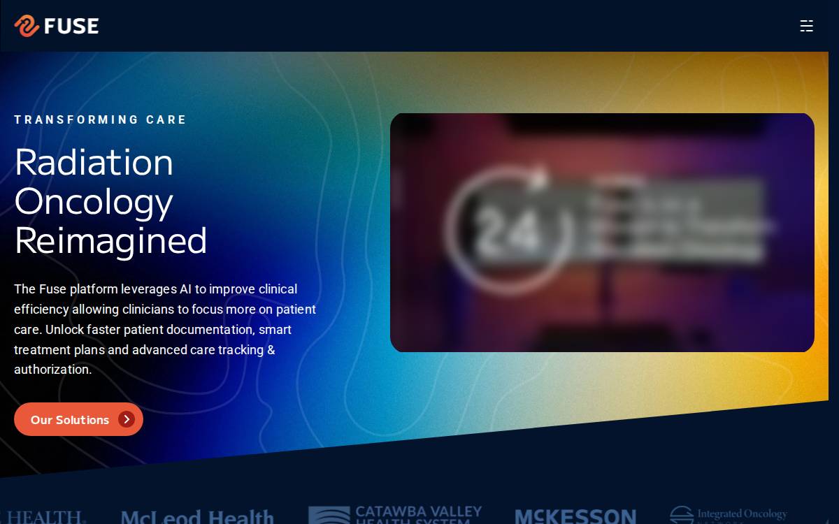 Fuse Oncology website preview