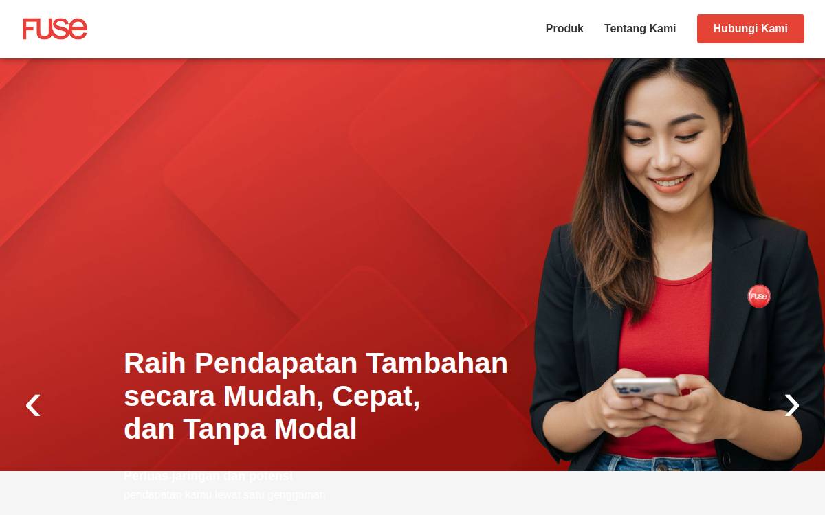 Fuse website preview