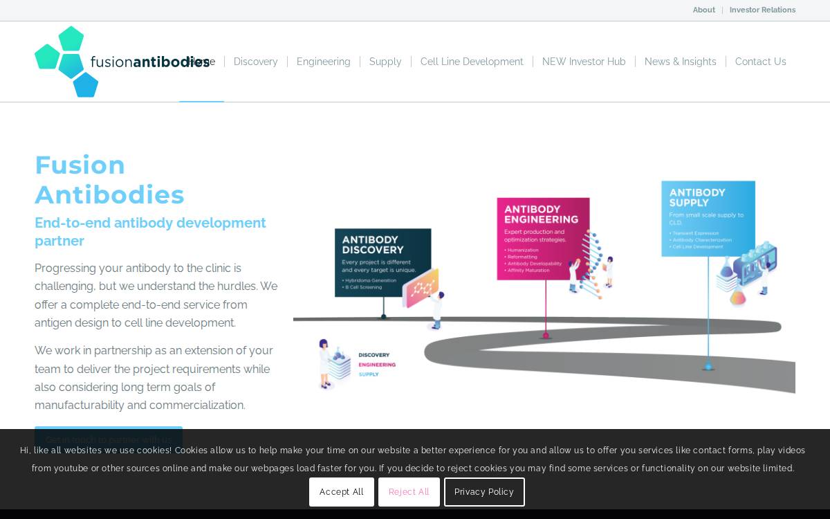 fusion-antibodies website preview