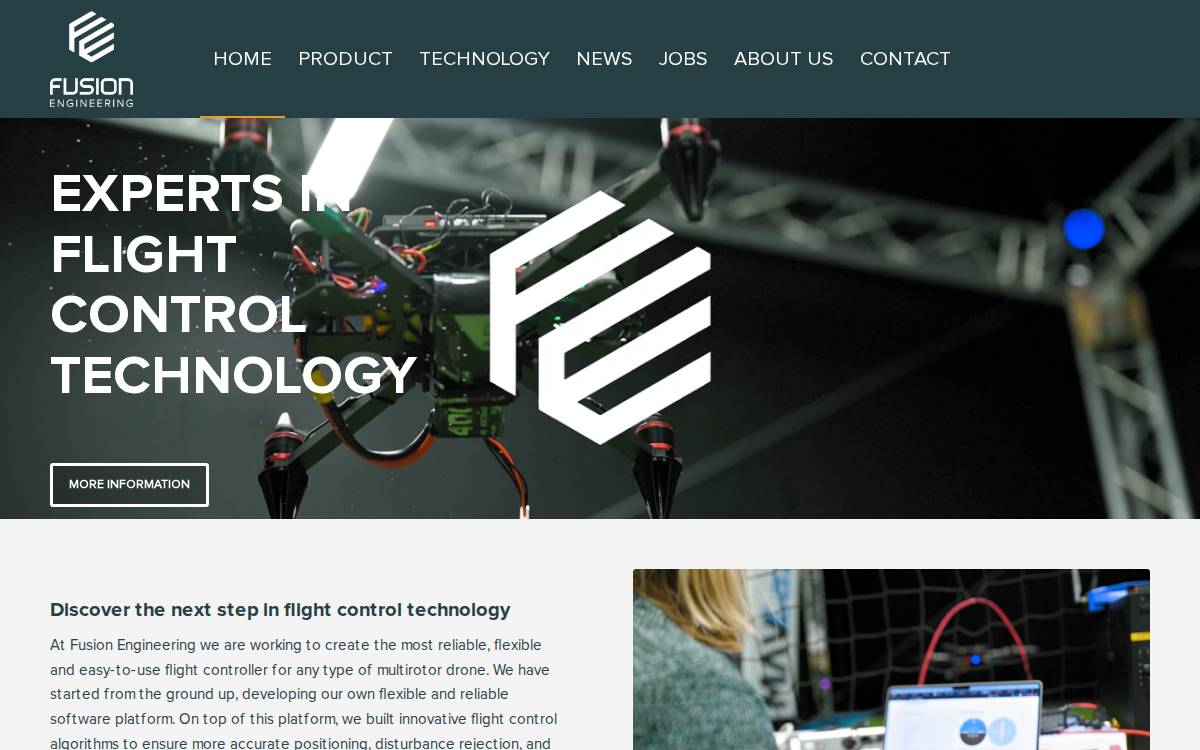 Fusion website preview