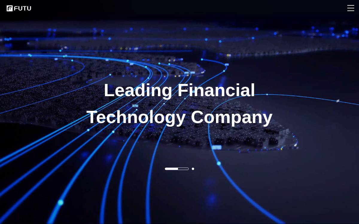 富途证券 (Futu) website preview