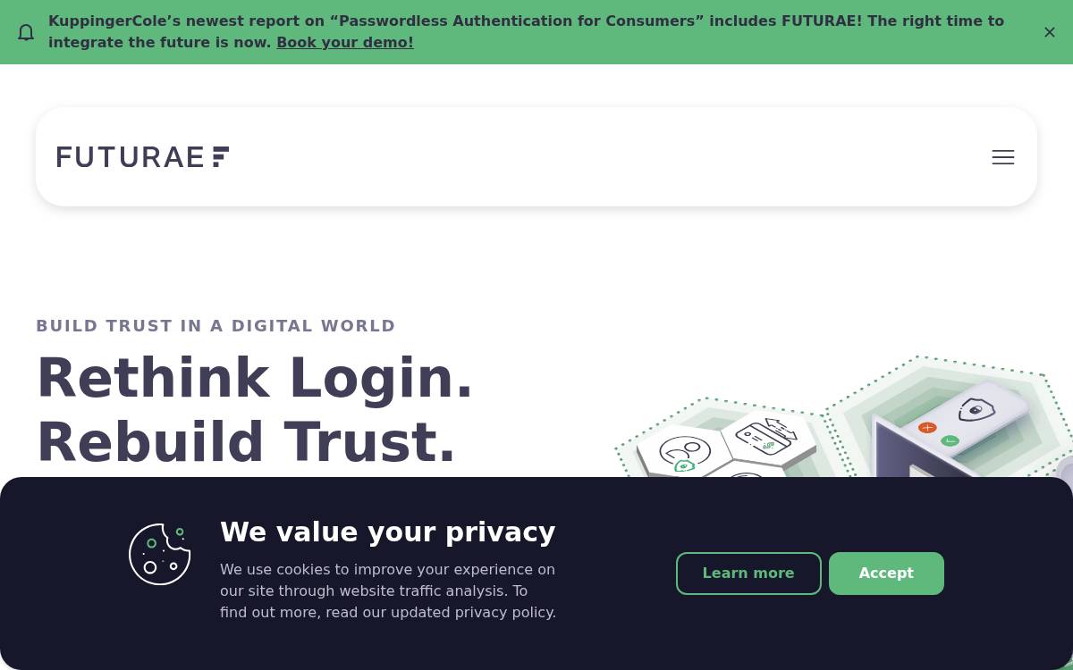 Futurae website preview