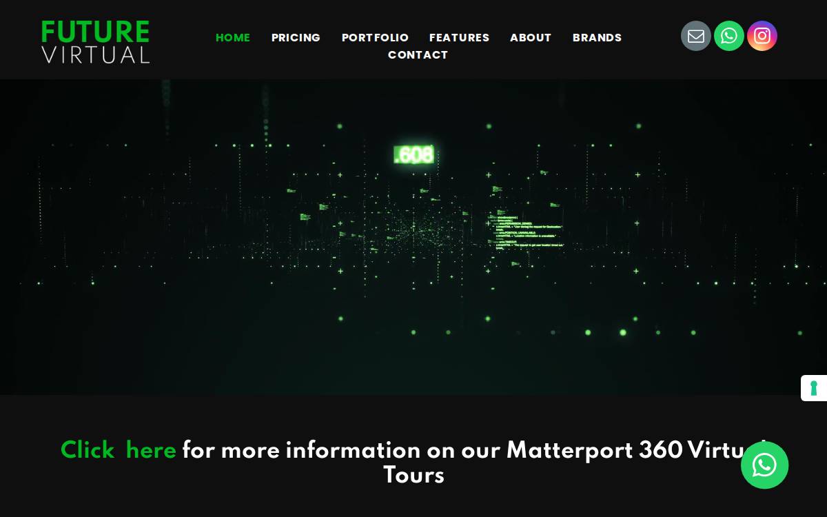 Future Virtual website preview