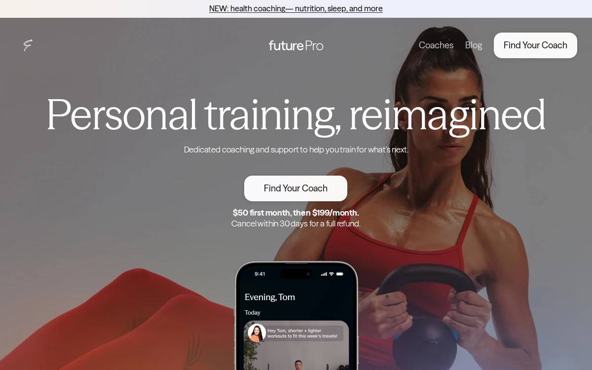Future website preview