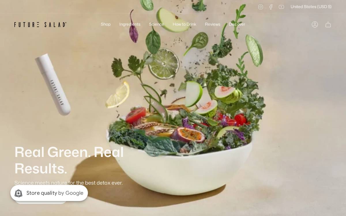 Futuresalad website preview