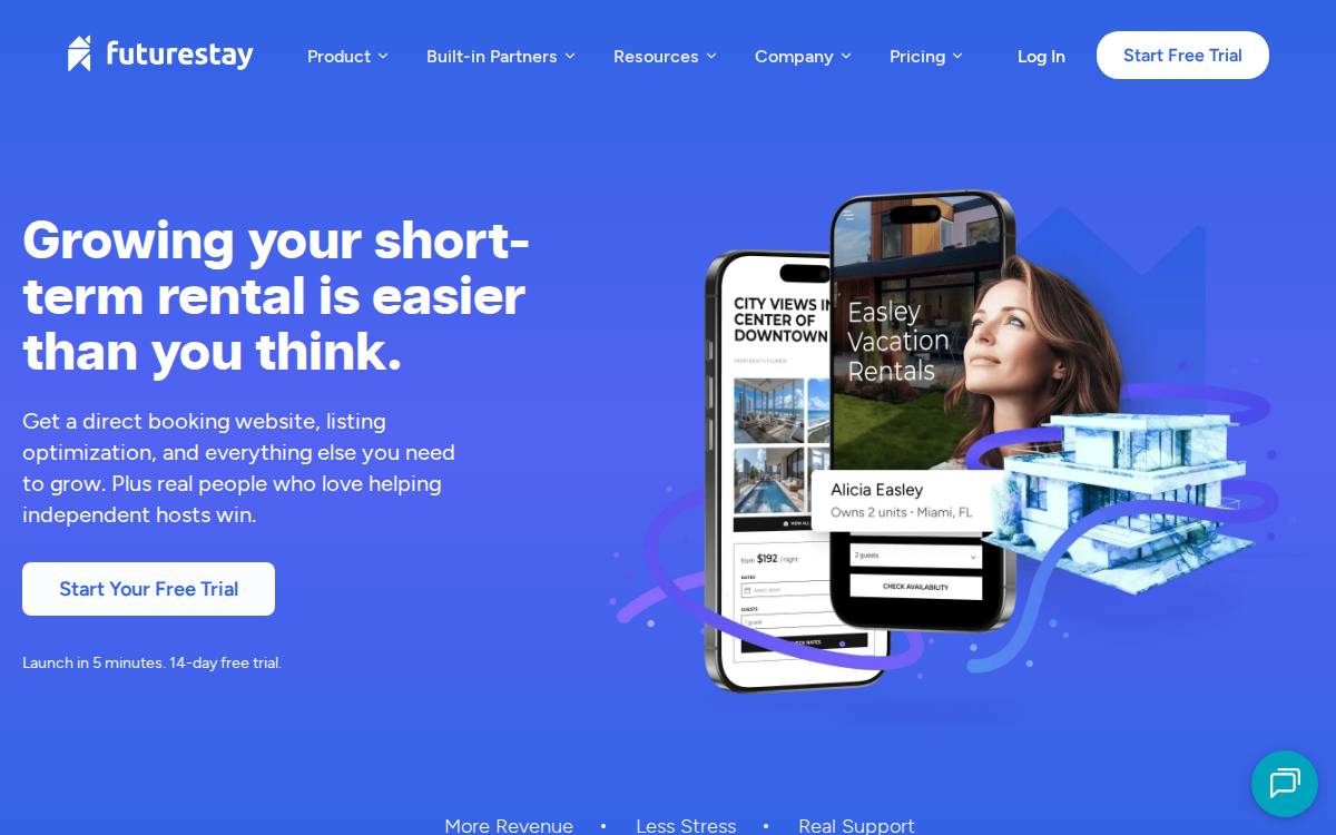Futurestay website preview