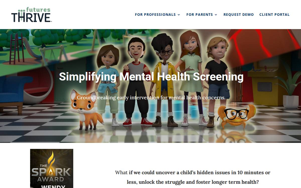 futuresTHRIVE website preview