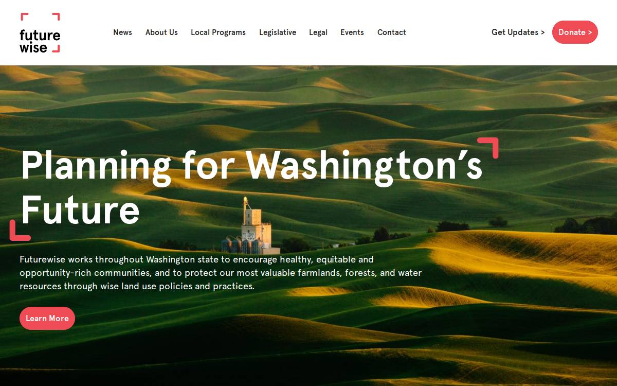 Futurewise website preview