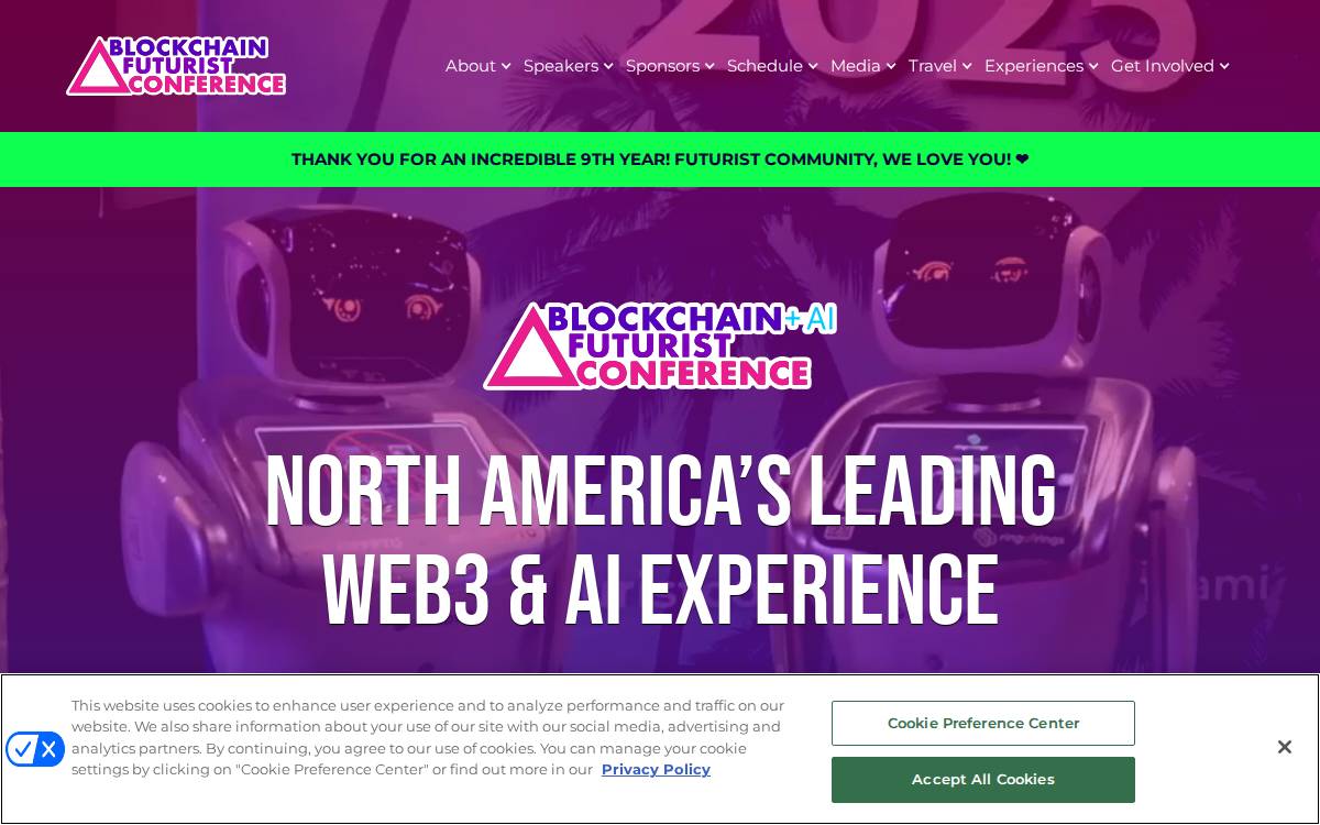 Futuristconference website preview