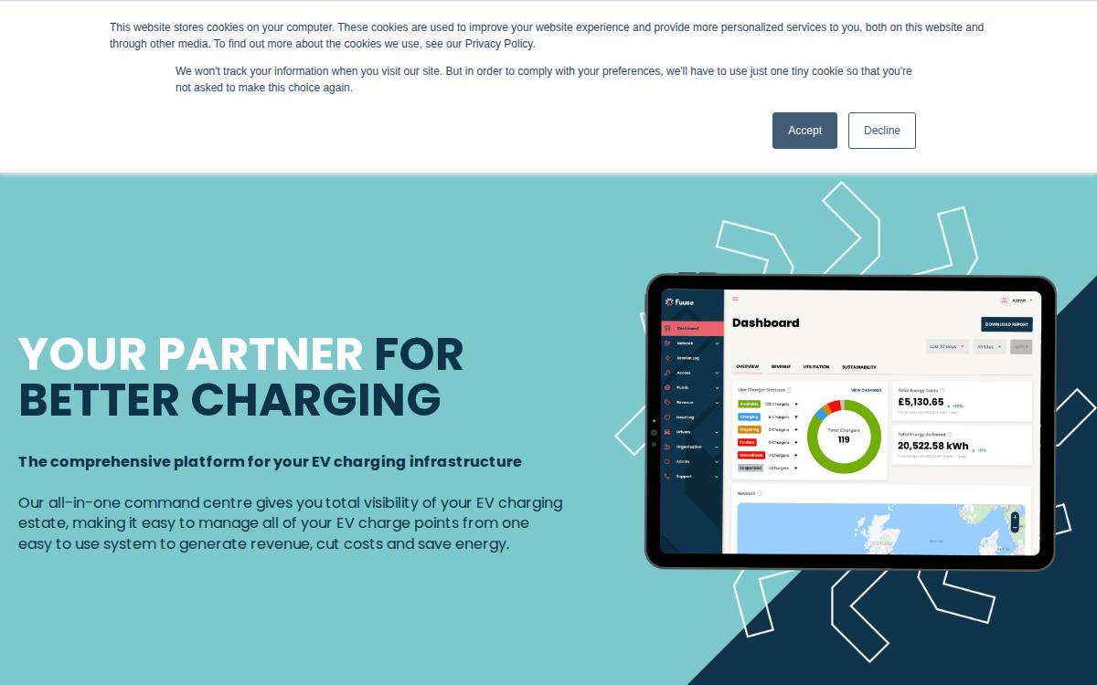 Fuuse website preview