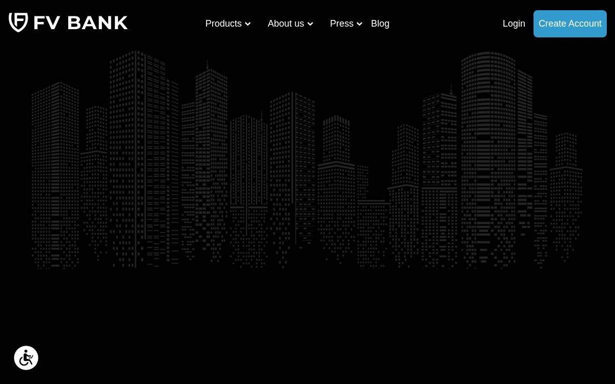 FV Bank website preview