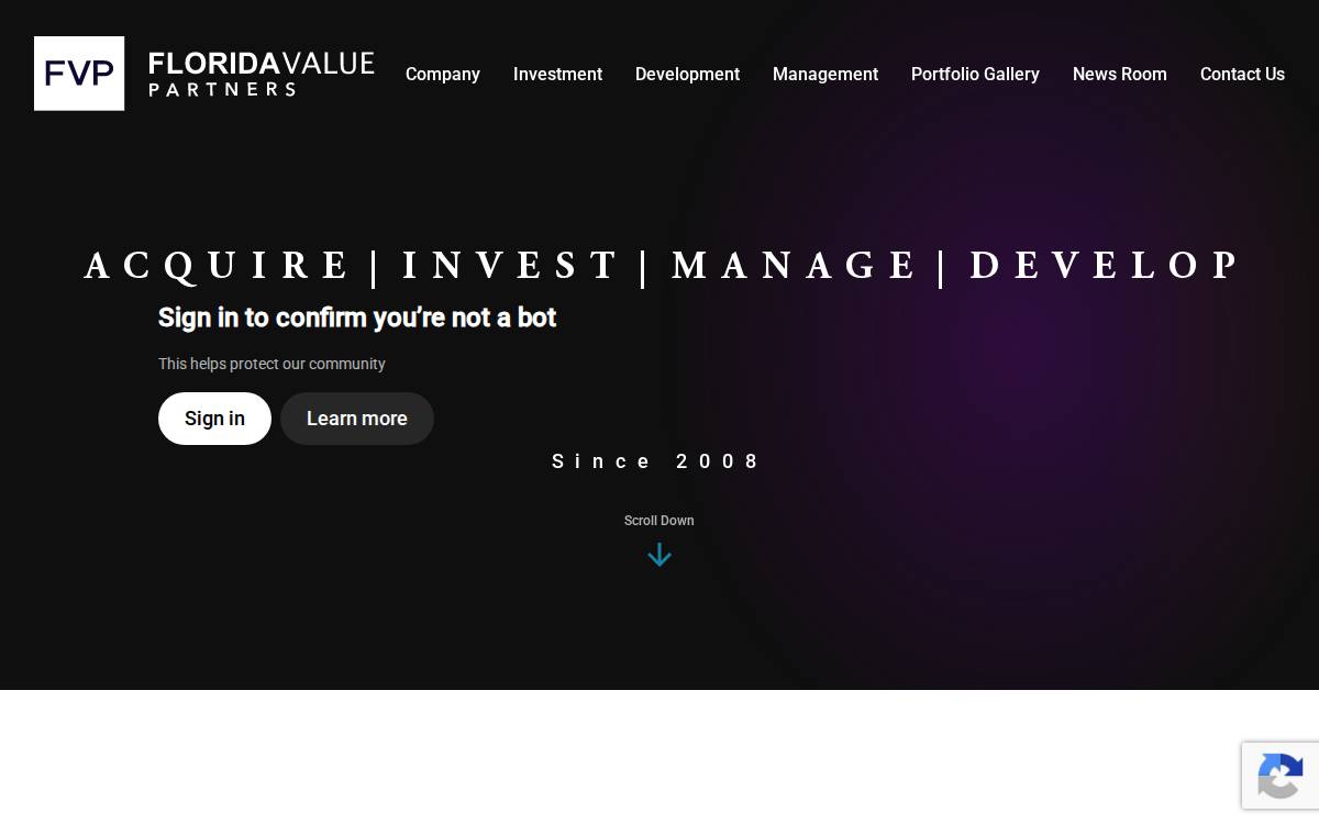 Fvpre website preview