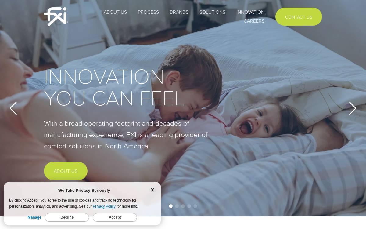 Fxi website preview