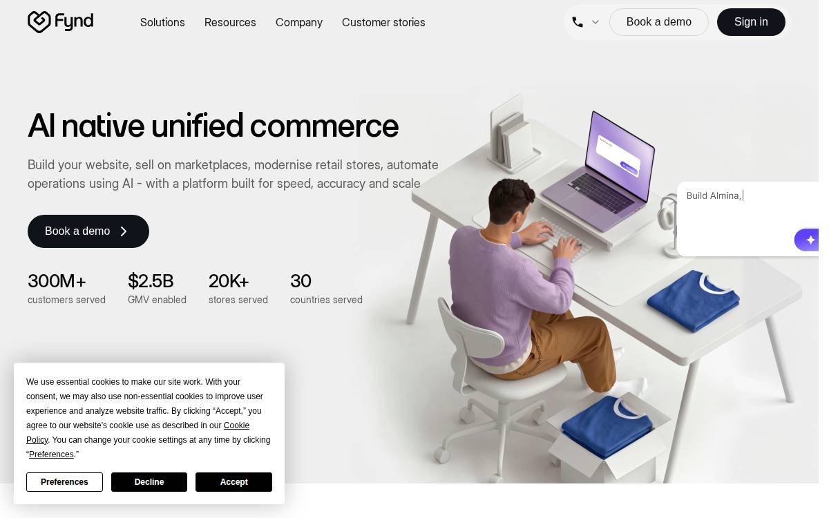 Fynd website preview
