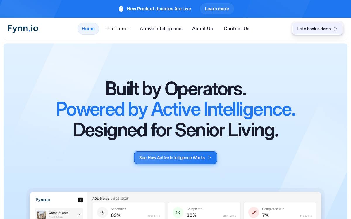 Fynn website preview