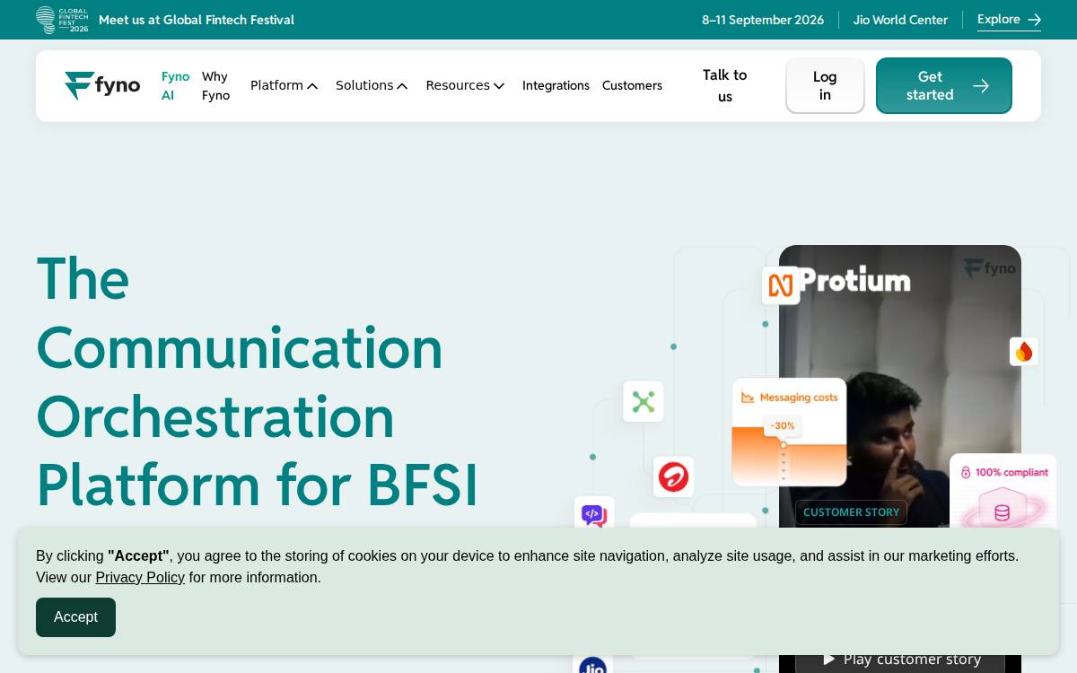 Fyno website preview
