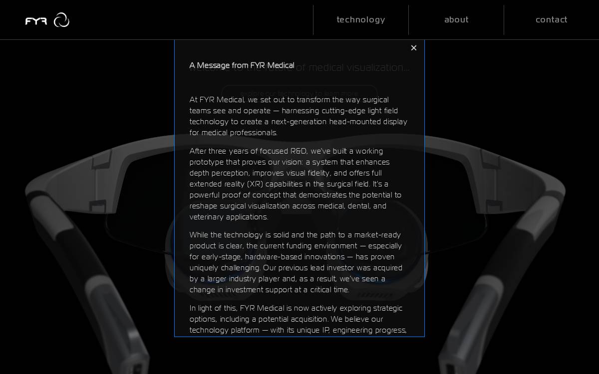 FYR Medical website preview