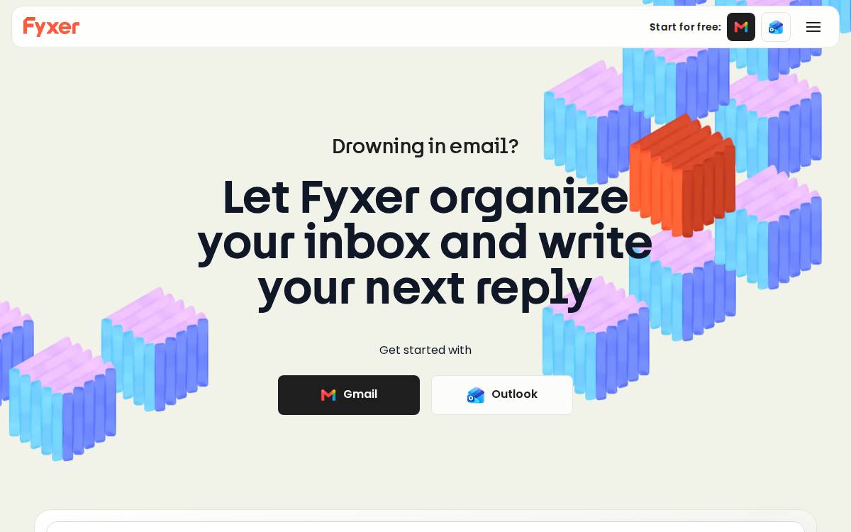 Fyxer website preview