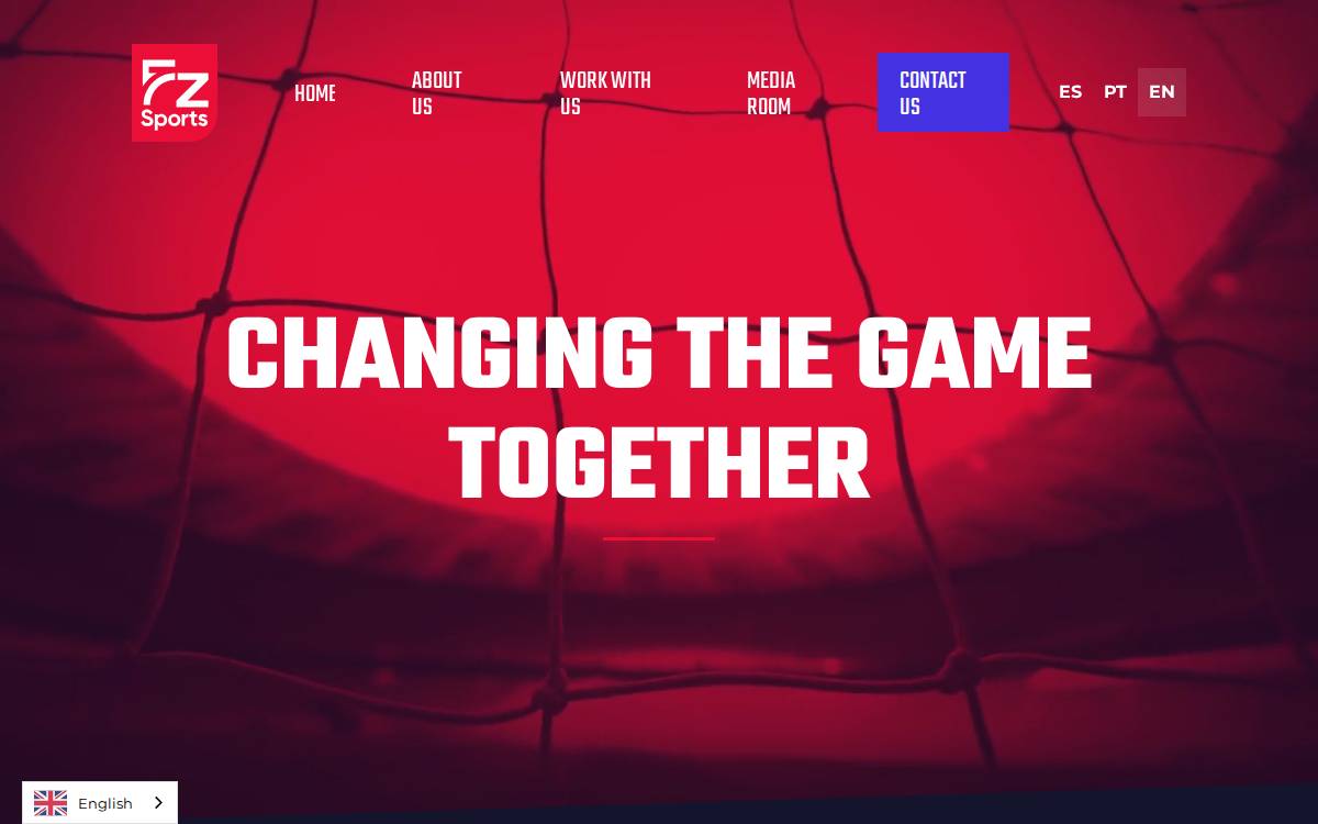 Fz Sports website preview