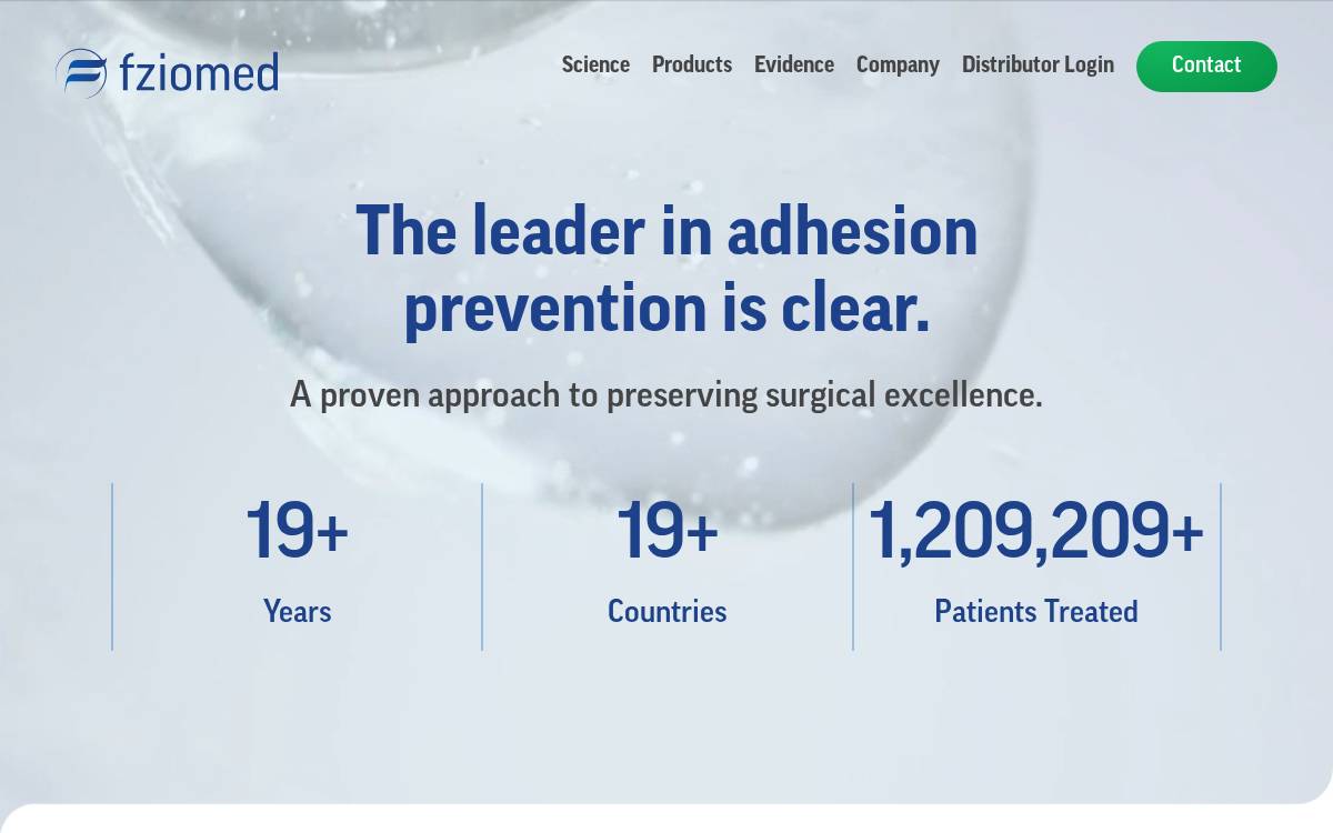 Fziomed website preview