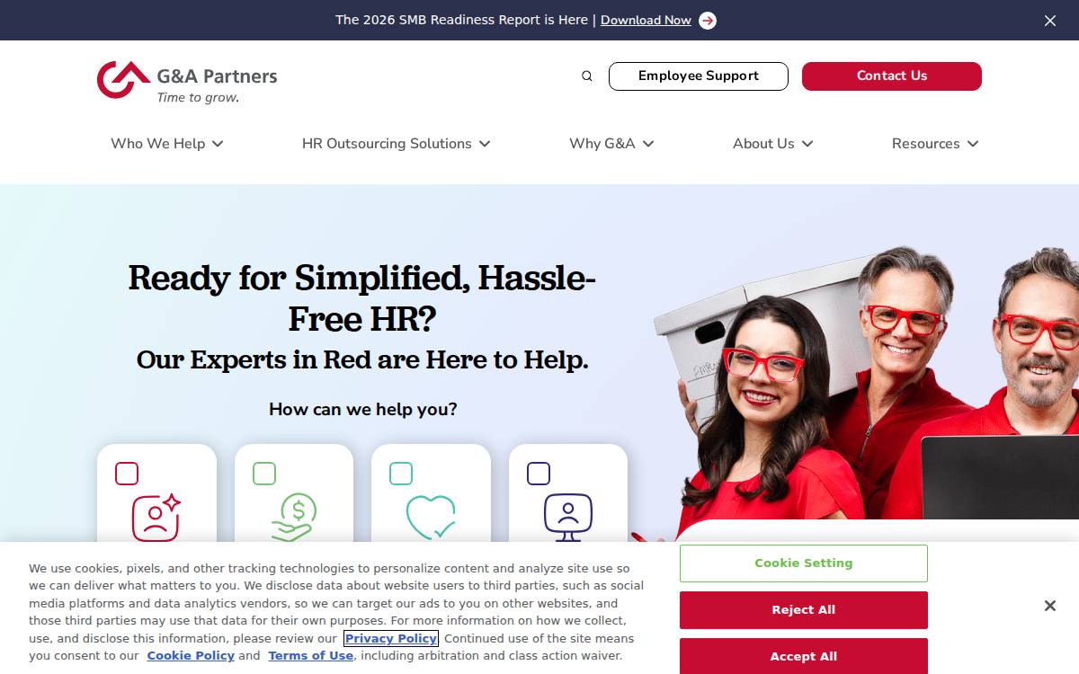 G&A Partners website preview