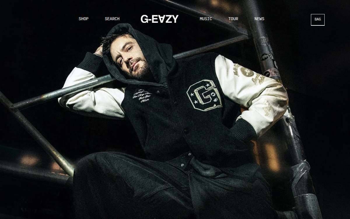 G-Eazy website preview