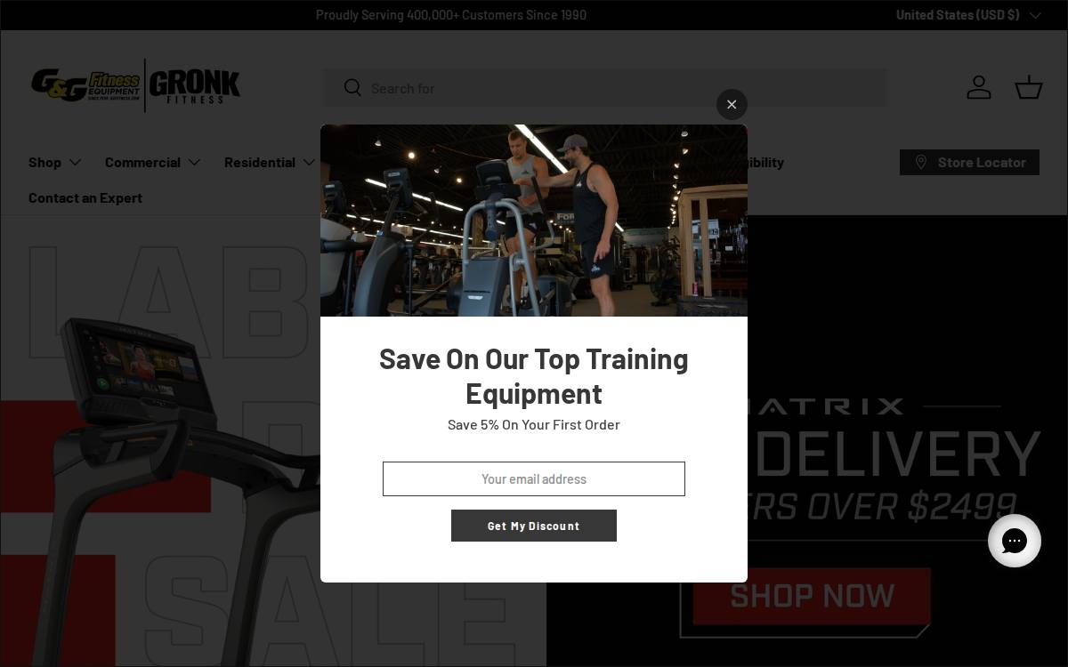 G&G Fitness Equipment Private Equity website preview