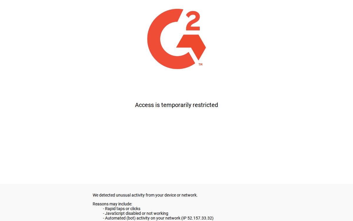 G2 Crowd website preview
