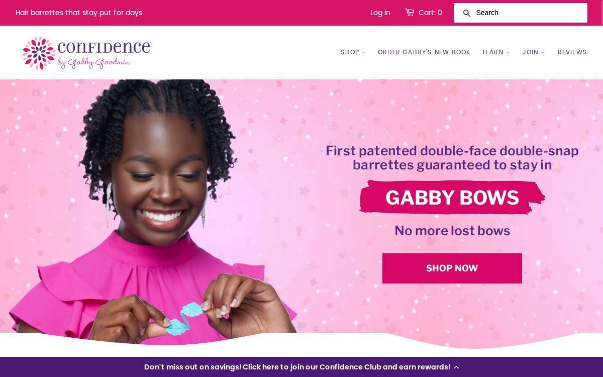 GabbyBows website preview
