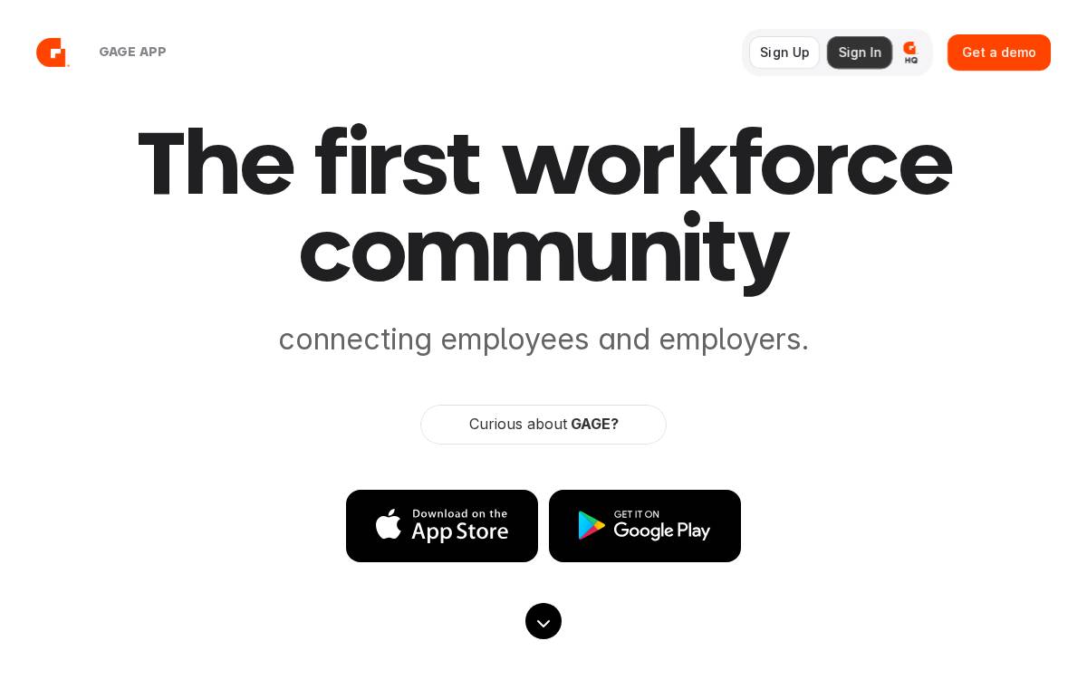GAGE Technology website preview