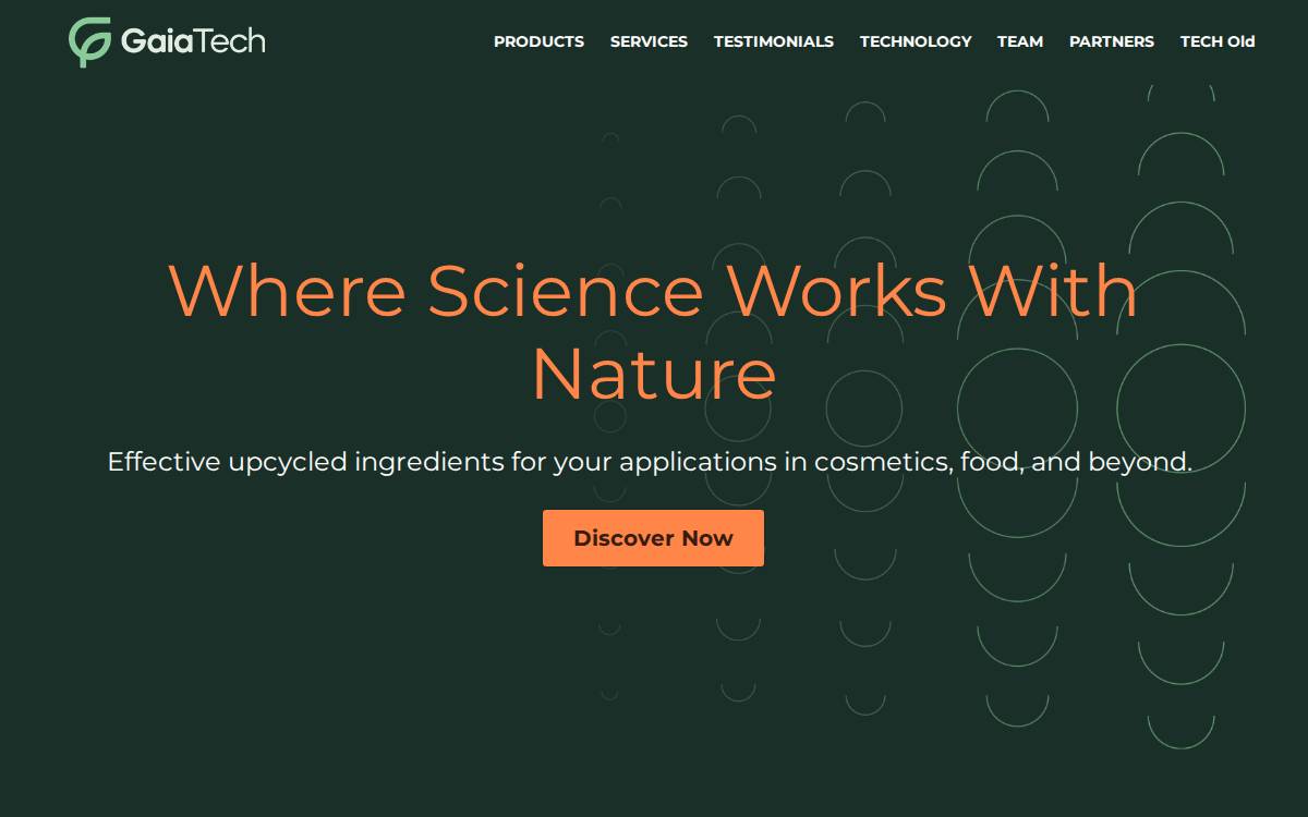 Gaiatech website preview