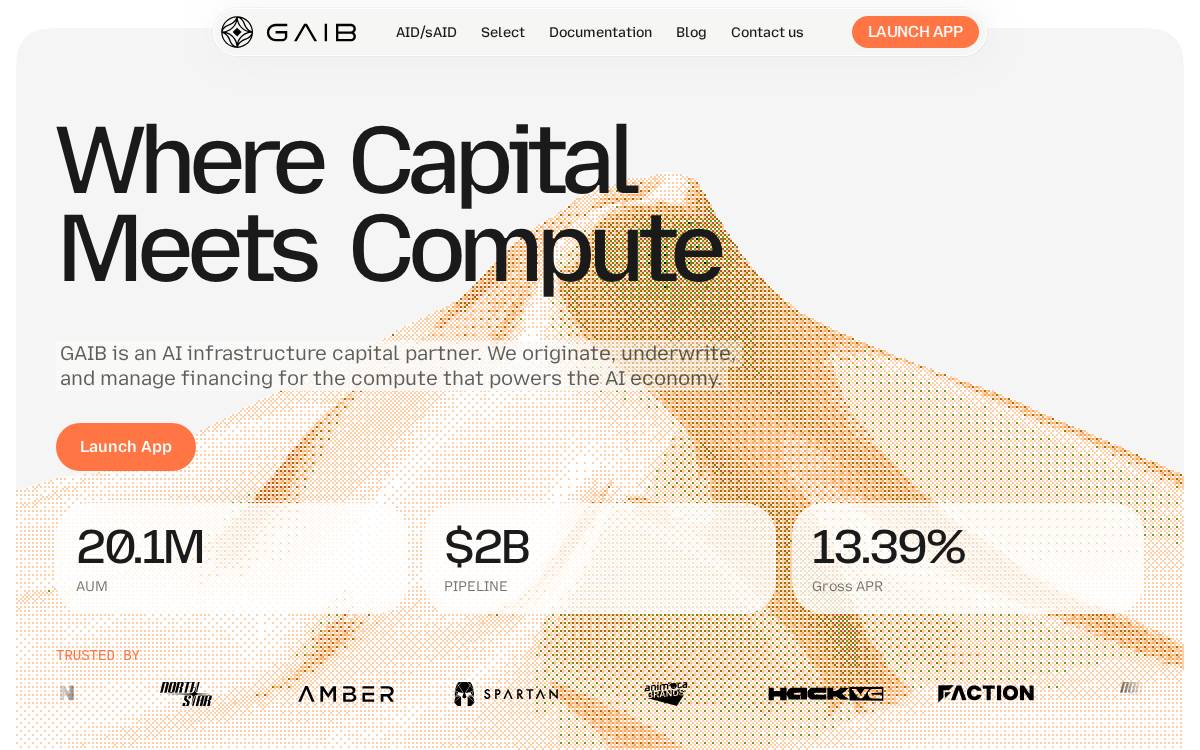 GAIB website preview