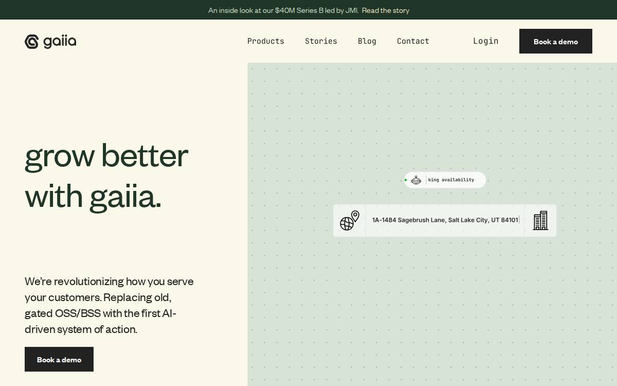 gaiia website preview