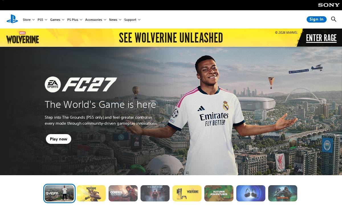 Gaikai website preview