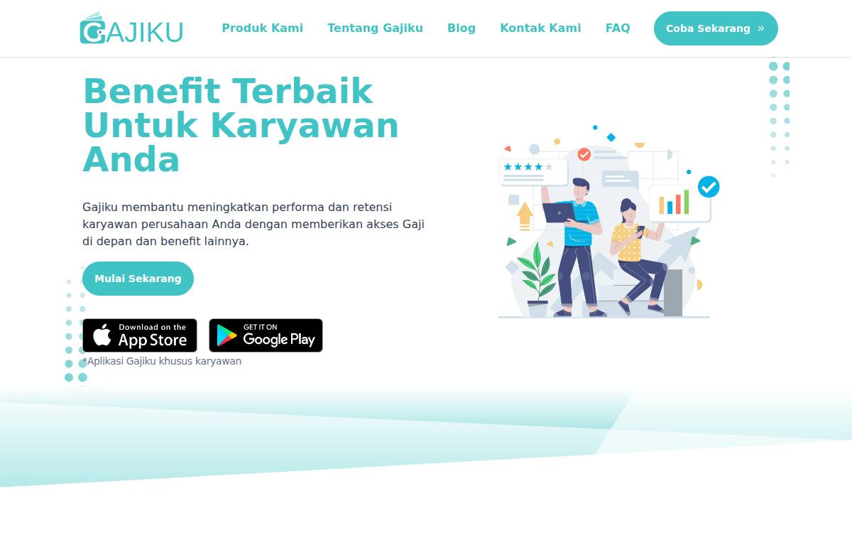 Gajiku website preview