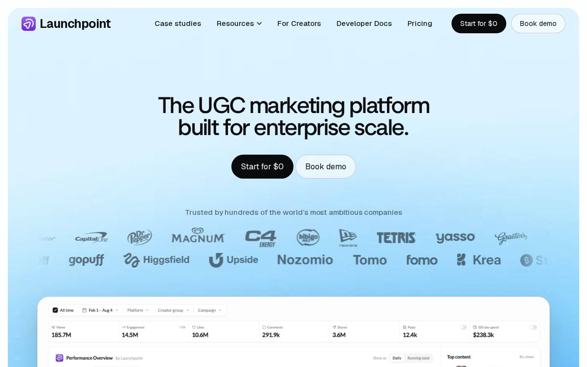 Galaxy website preview