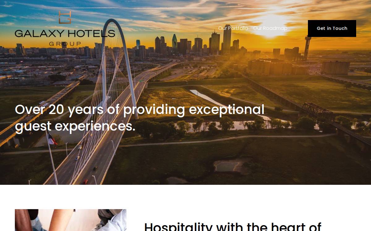 Galaxyhotelsgroup website preview