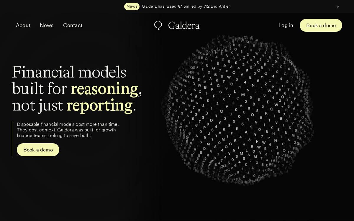Galderalabs website preview